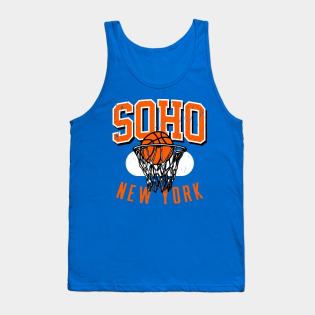 Soho New York Vintage Jersey Tank Top by funandgames